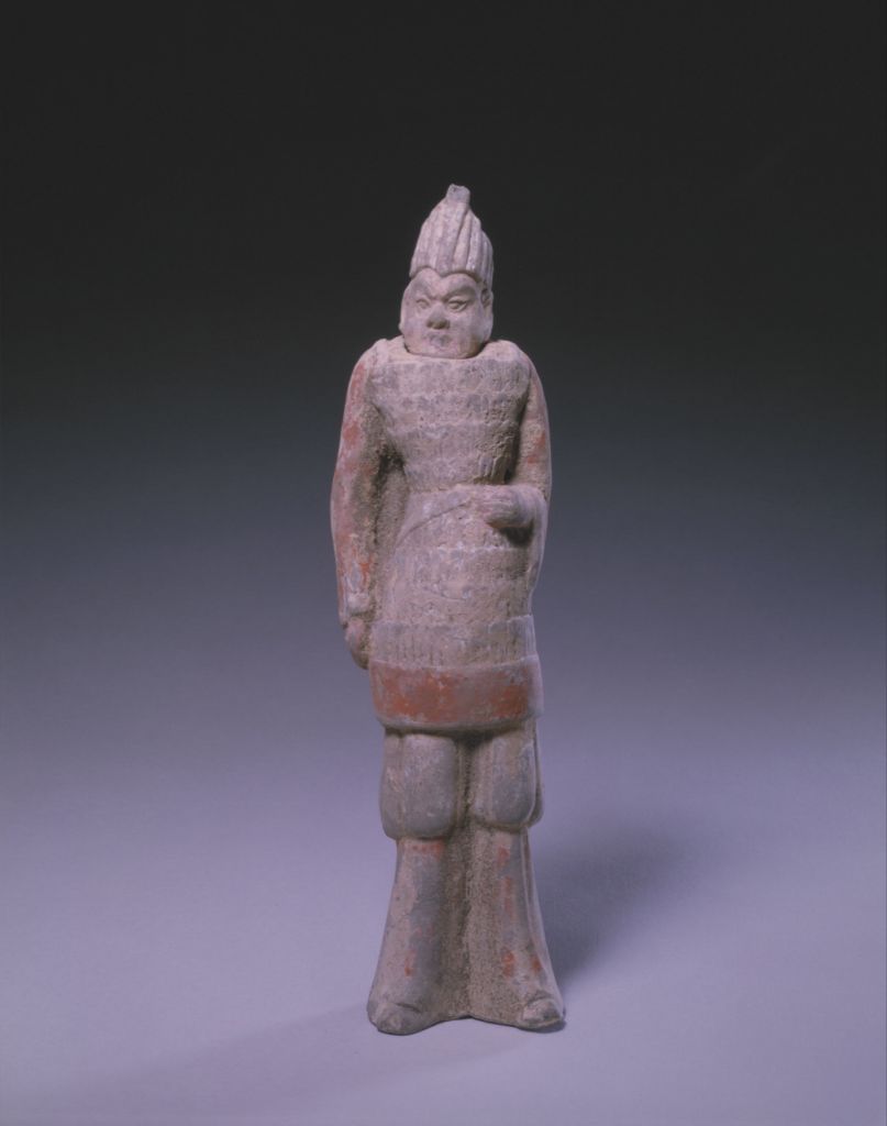 图片[1]-Pottery painted warrior figurines-China Archive